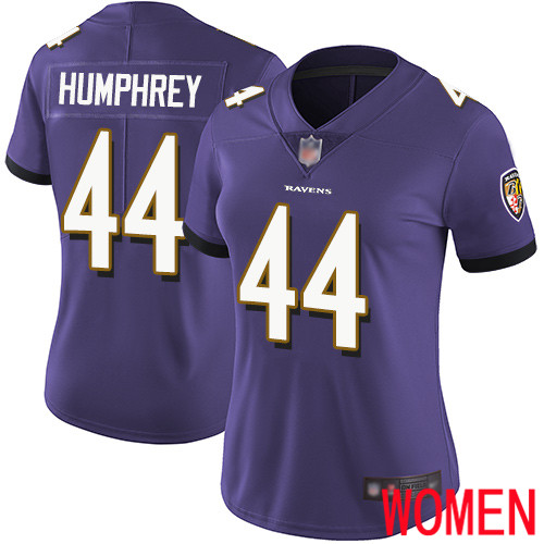 Baltimore Ravens Limited Purple Women Marlon Humphrey Home Jersey NFL Football #44 Vapor Untouchable